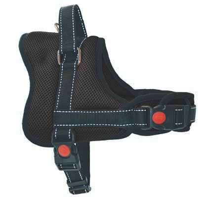 Vadderad sele med reflex - Medium
