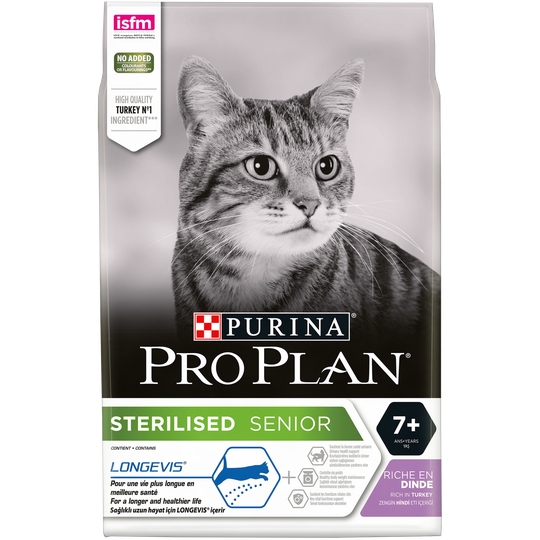 Cat Sterilised 7+ Turkey - 1,5 kg