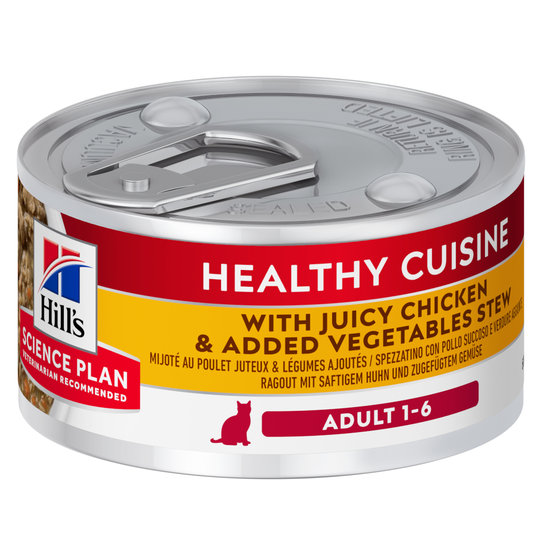 Hill's Science Plan Adult Healthy Cuisine Ragout Chicken & Vegetables - 24 x 79 g