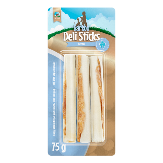 Barkoo Deli Sticks Dental ca 12,7 cm - 18 st (225 g)