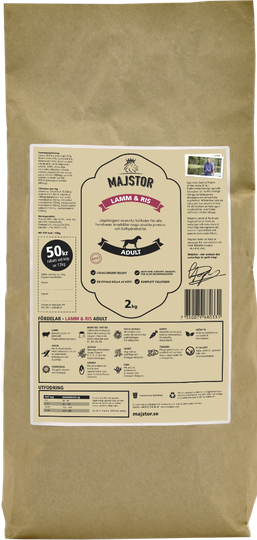 Lamm & Ris Adult Hundfoder - 6 kg