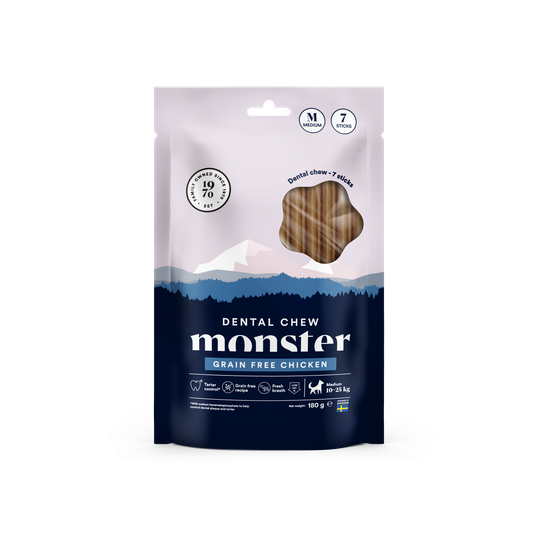 Dog Dental Chew Grain Free Chicken - Medium 7-pack