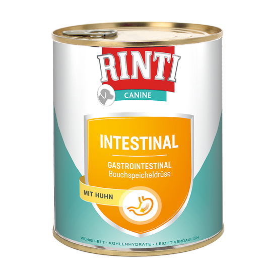 Ekonomipack: RINTI Canine 24 x 800 g - Intestinal Chicken