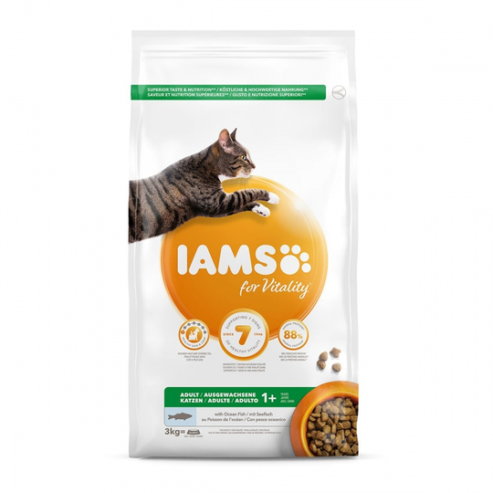 Iams Cat Adult Ocean Fish (3 kg)