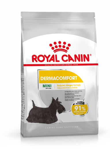 Dermacomfort Adult Mini Torrfoder för hund - 3 kg