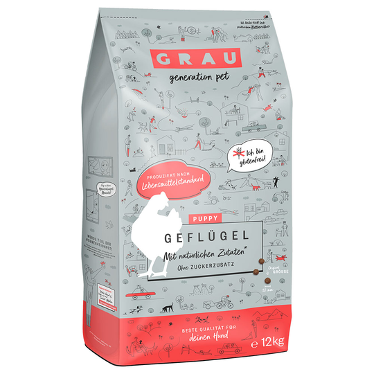 GRAU Puppy Fjäderfä - 12 kg
