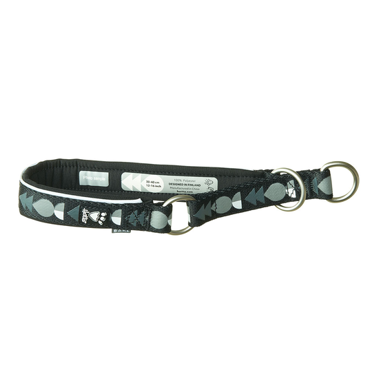 Hurtta Bare dragstopp halsband, coal - 32-37 cm halsomfång, B 25 mm