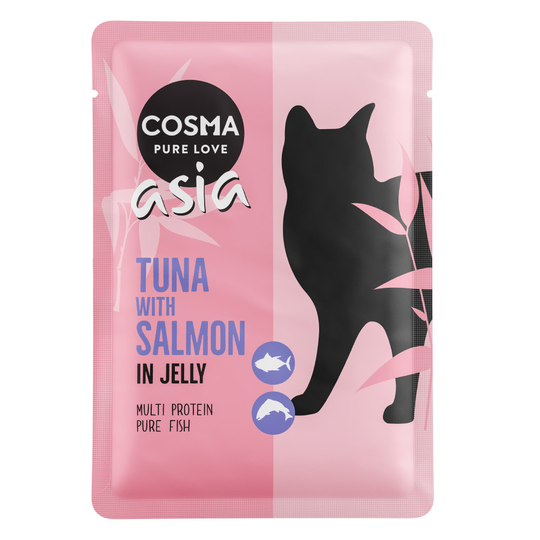 Cosma Asia portionspåsar 6 x 100 g Tonfisk & lax