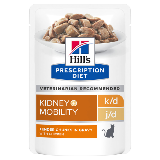 Prescription Diet k/d + Mobility Våtfoder i Portionspåse till Katt - 12 st x 85 g