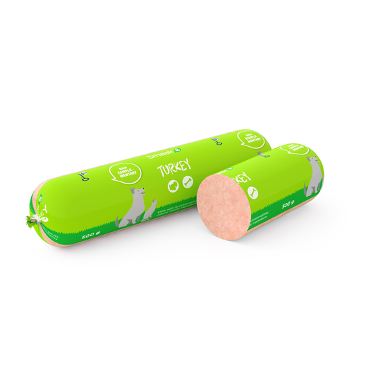 Smaak Raw Complementary Kalkon med Ben (500 g)