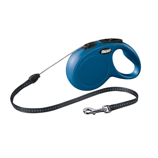 Flexi New Classic S Cord 8m/12kg (Blå)