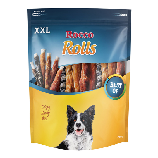 Rocco Rolls XXL Pack - Med kycklingbröst 2 x 1 kg