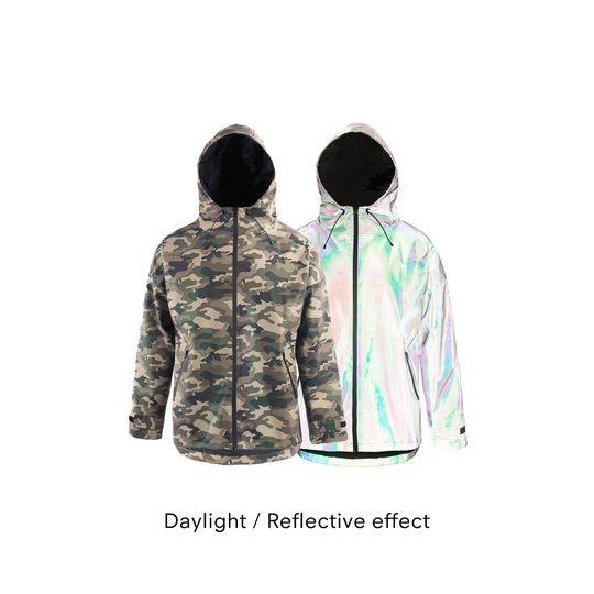 Reflekterande Regnjacka till husse - XS camo