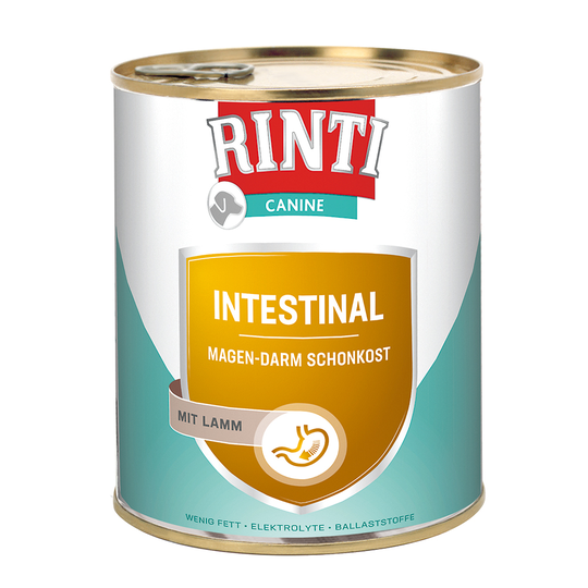 Ekonomipack: RINTI Canine 24 x 800 g - Intestinal Lamb