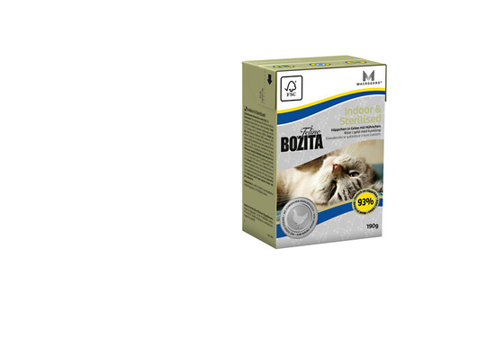 Feline Indoor & Sterilised gelé för katt - 16 x 190 g