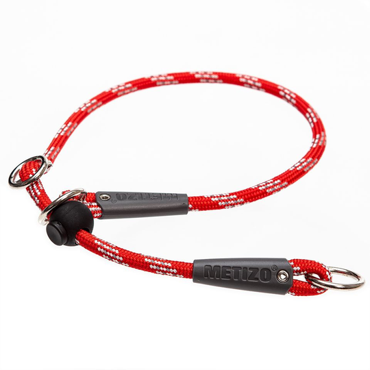 Retrieverhalsband Runt - Röd / 40 cm