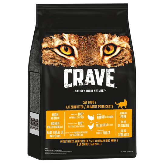 Crave Adult Turkey & Chicken - 7 kg