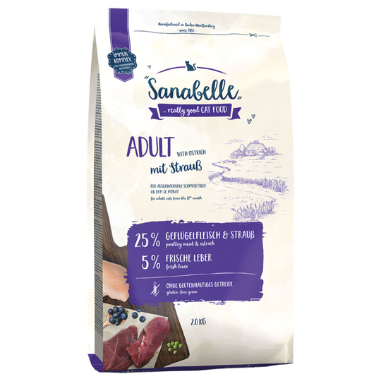Blandpack: 2 x 2 kg Sanabelle Trout + Ostrich