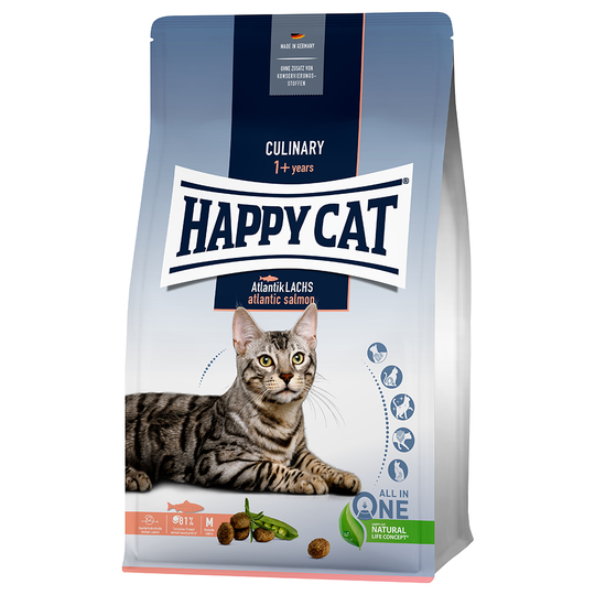 Happy Cat Culinary Adult Atlantic Salmon - Ekonomipack: 2 x 1,3 kg