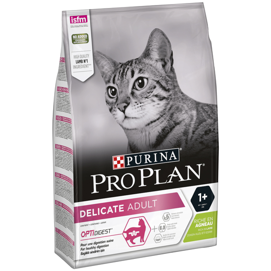 15 % rabatt på 3 kg Pro Plan kattfoder! - Delicate Rich in Lamb