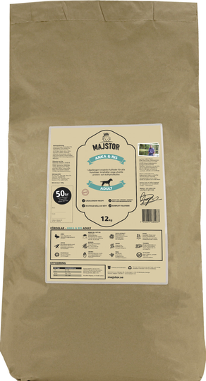 Anka & Ris Adult Hundfoder - 12 kg