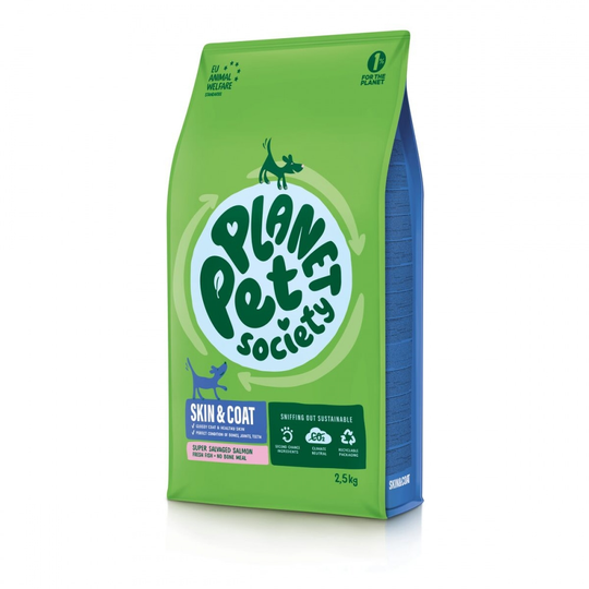 Planet Pet Society Dog Adult Skin & Coat Super Salvaged Salmon (2,5 kg)