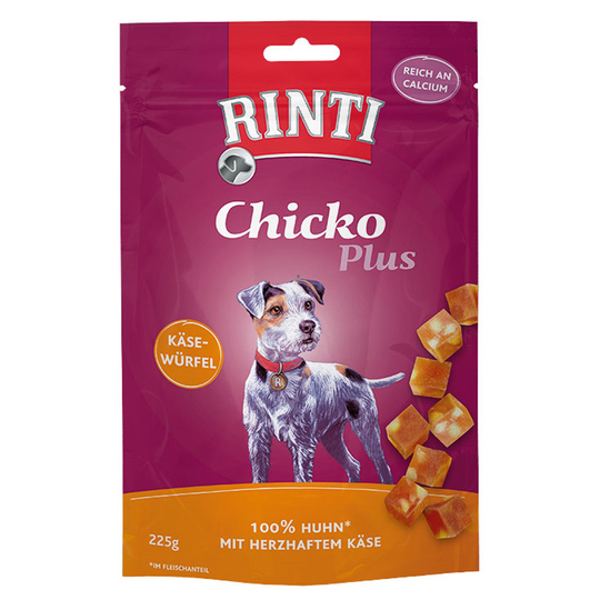 RINTI Chicko Plus osttärningar Ekonomipack: 3 x 225 g