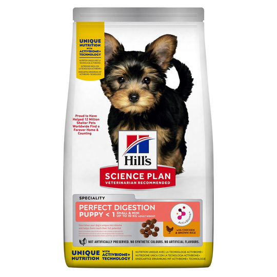 Perfect Digestion Small & Mini Puppy Chicken & Brown Rice - 1,5 kg