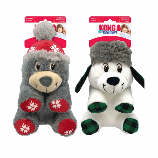 KONG Holiday Comfort Julbjörn & Julhund Osorterade