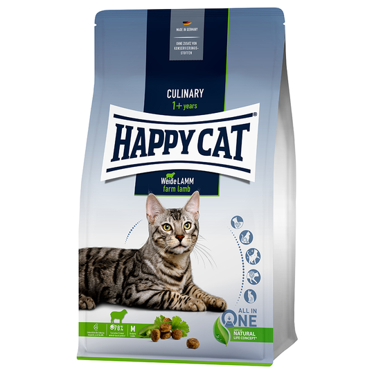 Happy Cat Culinary Adult Farm Lamb - Ekonomipack: 2 x 1,3 kg