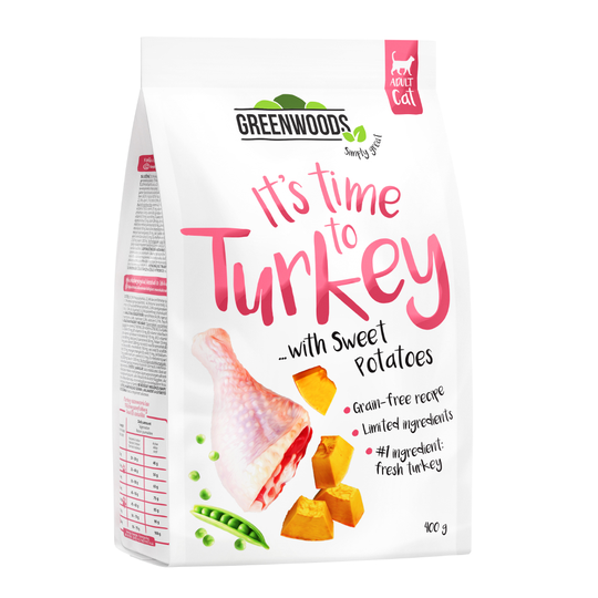 Greenwoods Turkey with Sweet Potato, Peas & Pumpkin 400 g