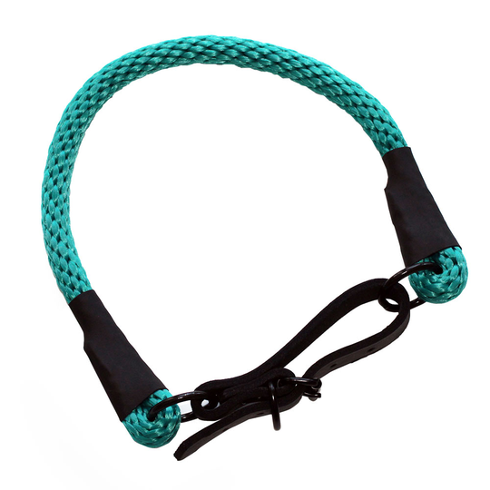 Heim Seil rephalsband, turkos - Stl. 50: 43-48 cm halsomfång, Ø 12 mm