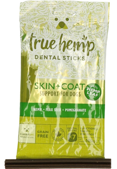 True Hemp Dental Sticks för hud/päls - 100g
