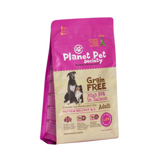 Planet Pet Society Grain Free Salmon (2,5 kg)
