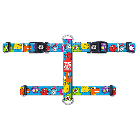 Max & Molly Little Monsters H-sele - Stl. L: 70-98 cm bröstomfång
