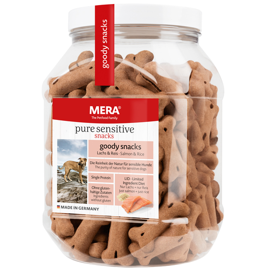 MERA pure sensitive Goody Snacks 600 g - Lax & ris