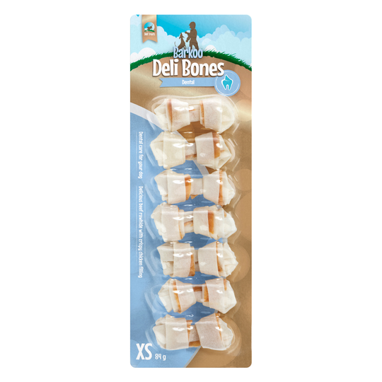 Barkoo Deli Bones Dental, knutna - M 6 st à 14 cm (420 g)