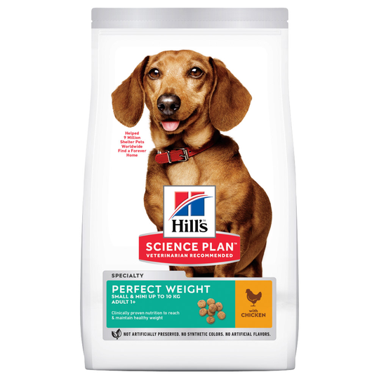 Hill's Science Plan Adult 1+ Perfect Weight Small & Mini Chicken 1,5 kg