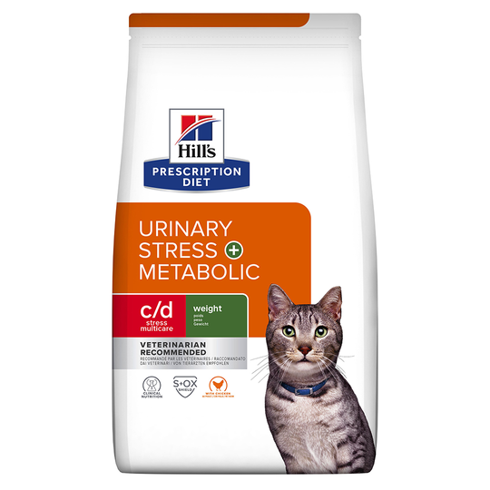 Hill's Prescription Diet c/d Urinary Stress + Metabolic kattfoder - 8 kg