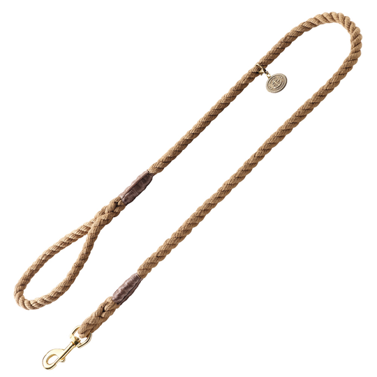 HUNTER List koppel av tågvirke - beige - 140 cm lang, Ø 12 mm
