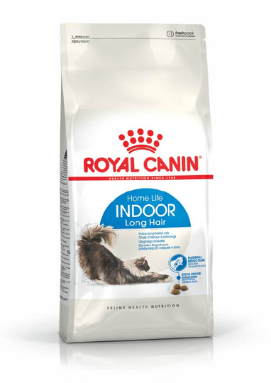 Indoor Long Hair Adult Torrfoder för katt - 2 kg