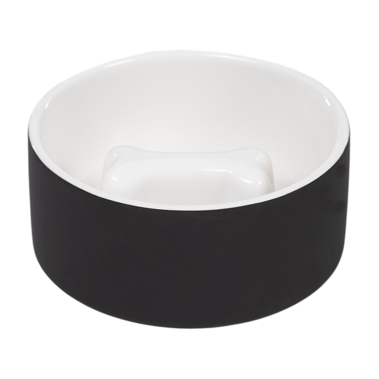 Cooling Bowl - M Slow Feed Svart
