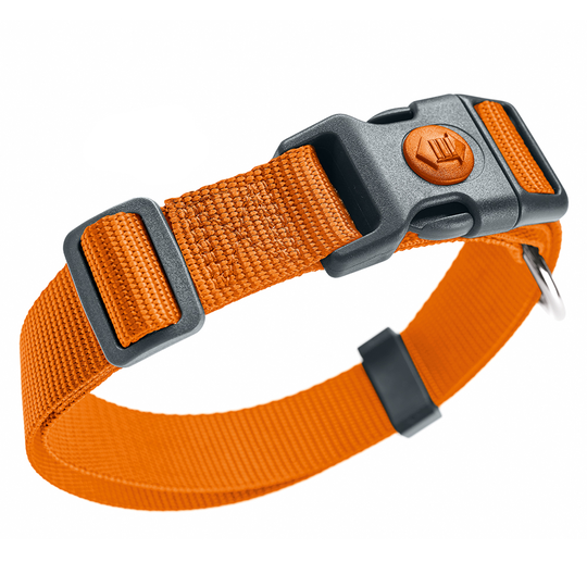 HUNTER London halsband, orange - Vario Plus stl. L: 34-56 cm halsomfång, B 20 mm