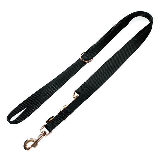Heim Rosé koppel, svart - 200 cm långt, B 20 mm
