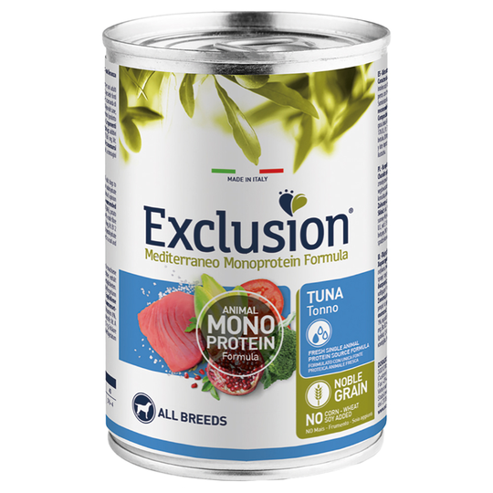 Exclusion Mediterraneo Adult 6 x 400 g Tonfisk