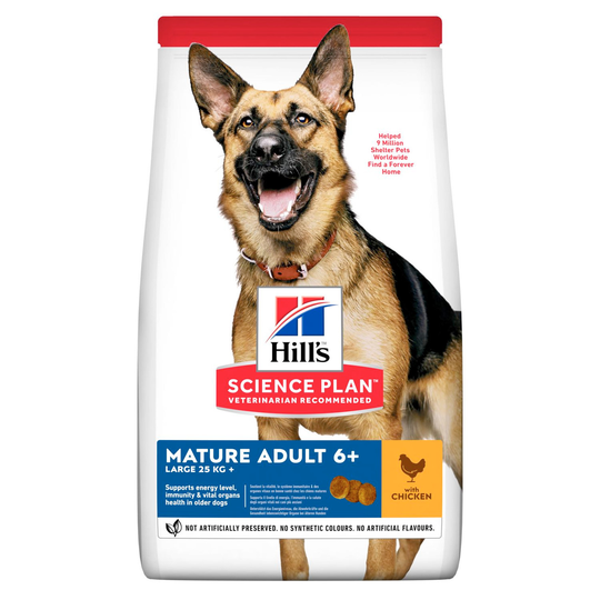 Mature Adult Large Breed torrfoder med kyckling - 14 kg