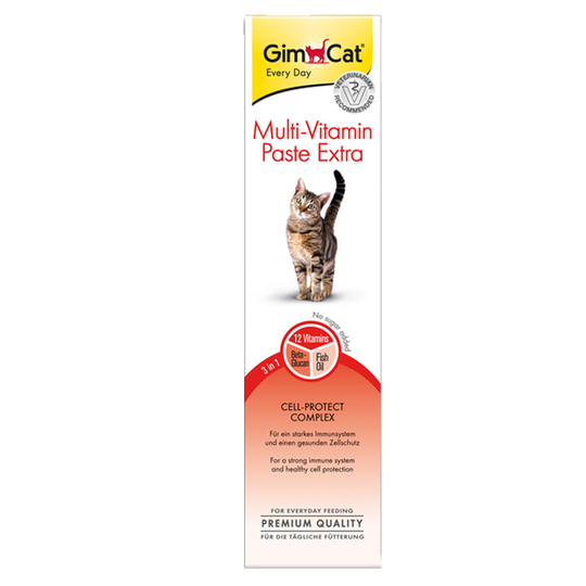 GimCat Multi-Vitamin-Extra Paste - Ekonomipack: 3 x 200 g
