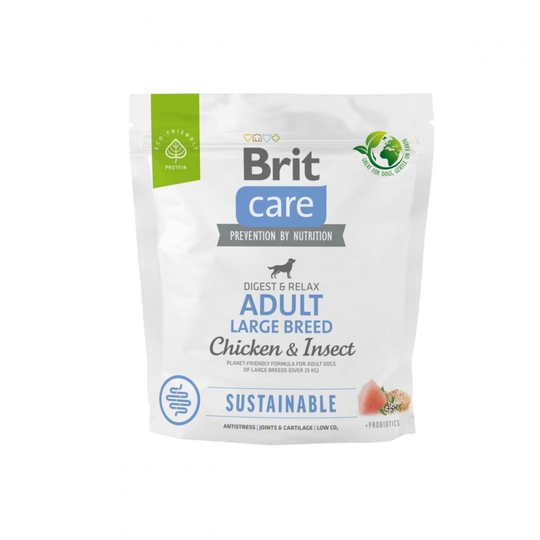 Brit Care Dog Adult Sustainable Large Breed Chicken & Insect (1 kg)