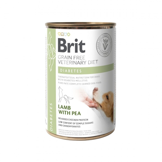 Brit Veterinary Diets Dog Diabetes Grain Free 400 g