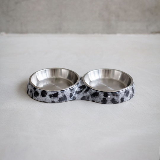 Basic Meow Melamine Skål Djurmotiv Dubbel